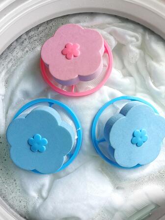 2入組花朵裝飾洗衣袋