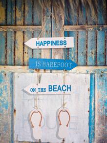 1入組字母圖案掛飾 - 彩色 - 查看 1