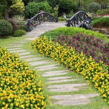 7pcs Artificial Flower Bouquet - Yellow - View 5