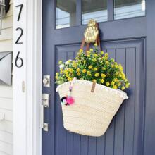 7pcs Artificial Flower Bouquet - Yellow - View 6