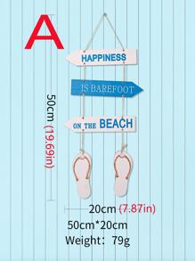 1入組字母圖案掛飾 - 彩色 - 查看 7