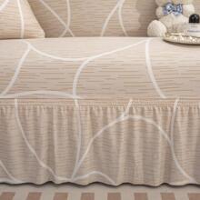 1 件牛奶丝印花花卉沙发套，通用 4 季弹力沙发套，防尘防刮 - 彩色 - 查看 9