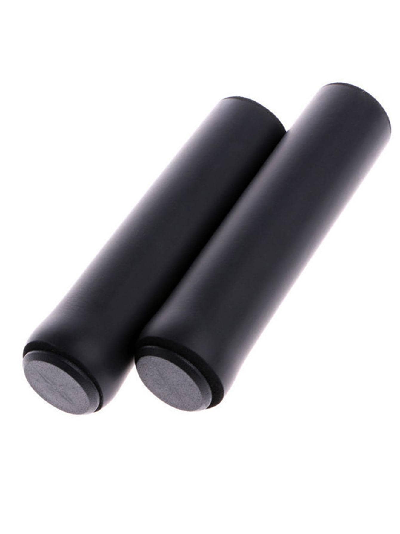 2pcs Silicone Bicycle Grip Cover - Black - View 1