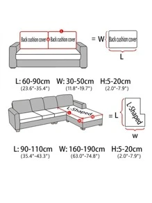 1 Sang Trọng Vải Sofa Bọc Trọn Gói Chống Trơn Trượt Hộ Gia Đình Sofa Bảo Vệ Đệm - Xanh đậm - Xem 7