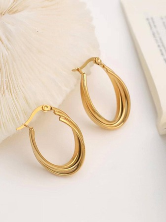 Pendientes de aro minimalista