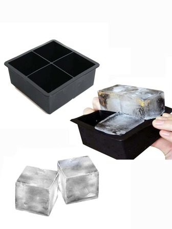 1pc Multi-Grid Ice Cube Mold, Modern Silicone Ice Cube Maker Tray For Home,Ice Cube,Party,Travel,Wedding,Birthday,Graduation,Bachelorette Party,Bachelorette,Kitchen,Kitchen Items,Storage,Decor,Outdoor.