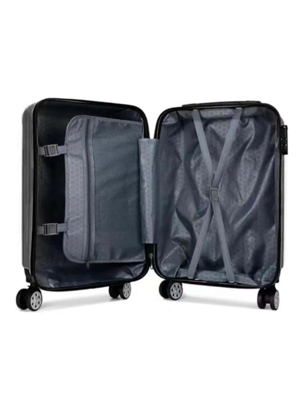 Black Fashionable Zipper Carryon Luggage SHEIN USA