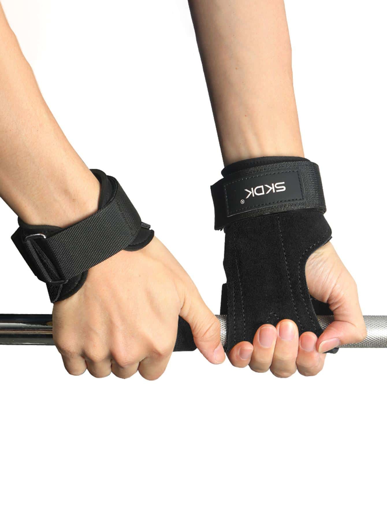 2pcs Letter Graphic Callus Proof Fitness Wrist Band