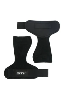 2pcs Letter Graphic Callus Proof Fitness Wrist Band