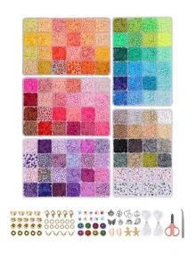 9470pcs/set 132 Colors Clay Beads for Bracelet Jewelry DIY Making kit - 112 Colors - View 1