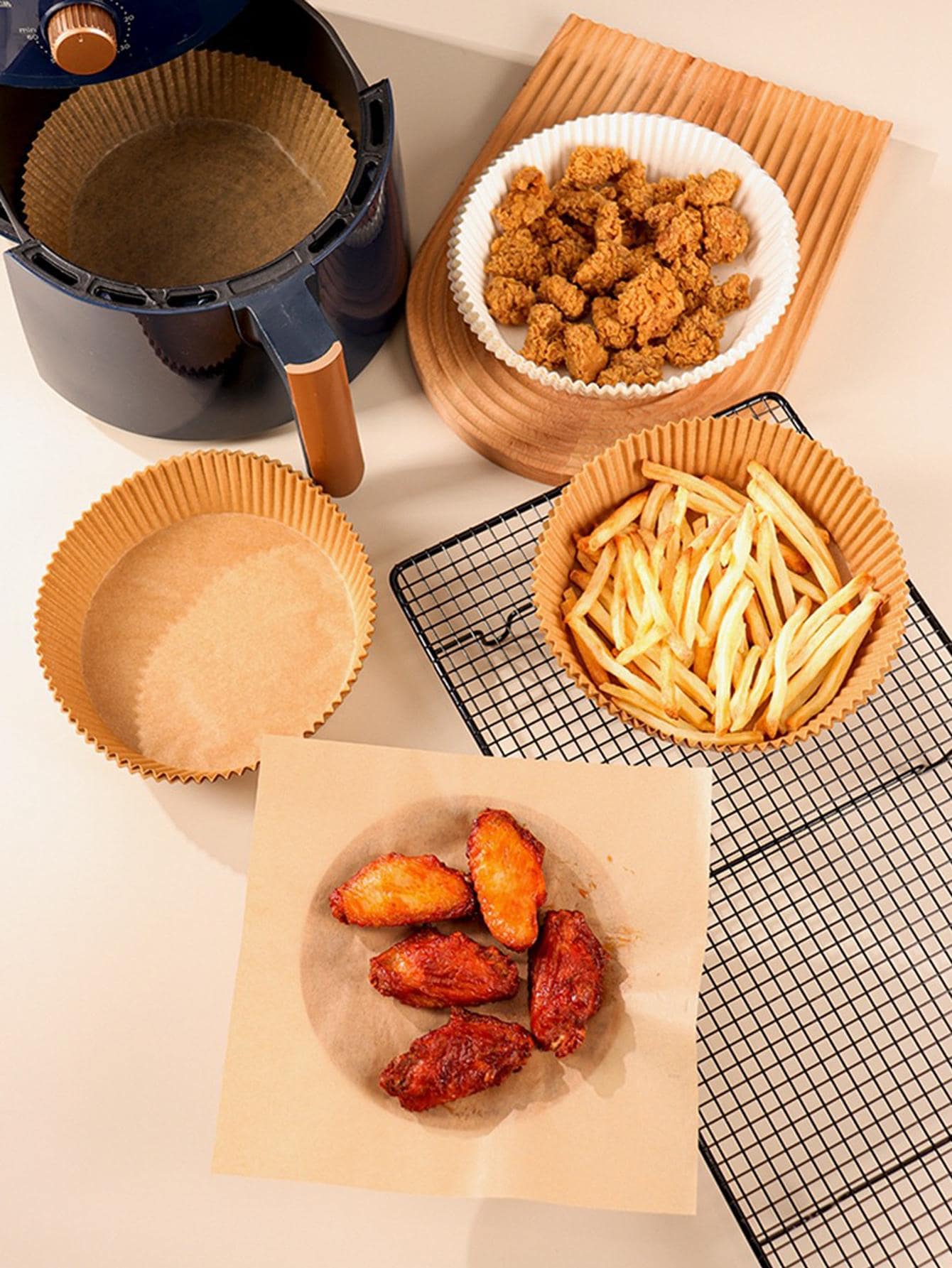 30 piezas Papel pergamino unicolor - Amarillo - Ver 1