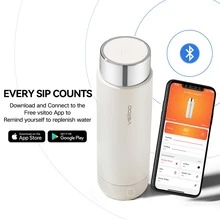 VSITOO Car Electric Kettle Travel Kettle Mini Tea Kettle Electric Water Boiler With Automatic Shut Off & Keep Warm, Electric 306 Stainless Steel Water Boilers With One Key To Boil Water, DC12V/24V,Fathers Day Gifts - 白色 - 查看 9