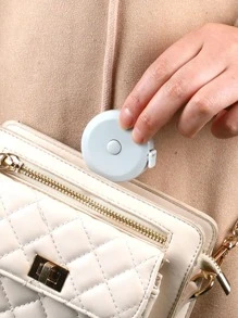 1 chiếc thước dây tự động thu gọn 1.5m kèm hộp nhựa, kiểu dáng Bắc Âu, thước kẻ linh hoạt làm quà tặng, thước kẻ - Hồng - Xem 5