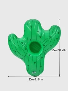 QYeah 1 PC Cactus Design Inflatable Coaster, PVC hiện đại Uống Coaster cho bữa tiệc - Nhiều màu - Xem 4