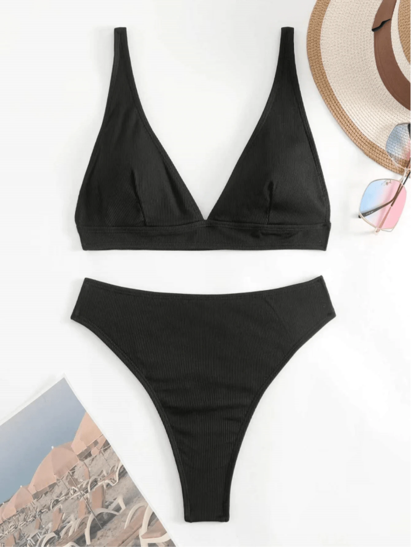SPLIT V NECK BIKINI