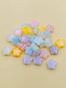 30入組/套花朵設計DIY珠子 - 彩色 - 查看 2