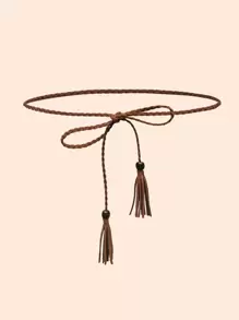 Boho Tassel Decor Rope Belt Summer, School