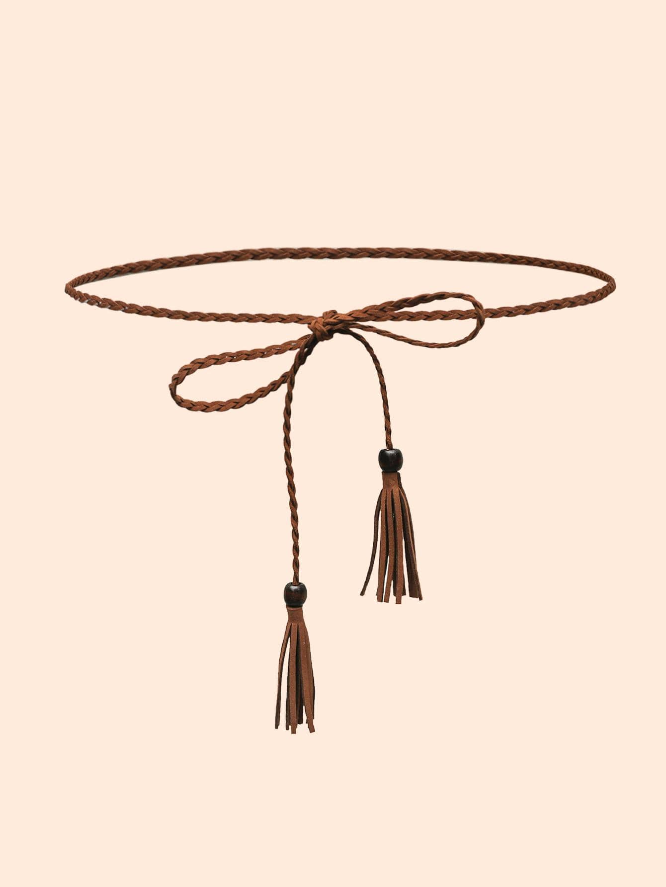 Boho Tassel Decor Rope Belt Summer, School