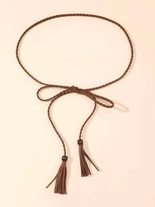 Boho Tassel Decor Rope Belt Summer, School