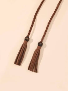Boho Tassel Decor Rope Belt Summer, School
