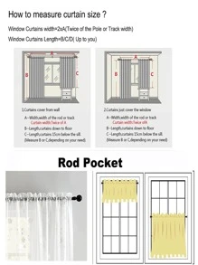 1 Chiếc Đồng Màu Ren Màn Trắng Polyester Đôi Cửa Màn Trang Trí Nhà Cửa - trắng - Xem 5