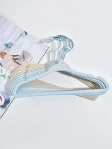 絨面衣架,兒童衣架,防滑衣架,晾衣架,衣架,防滑衣架 - 彩色 - 查看 5