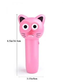 Niños 1 set Juguete de plástico de alivio del estrés dibujos animados lindo con diseño de gato para - Rosa - Ver 2