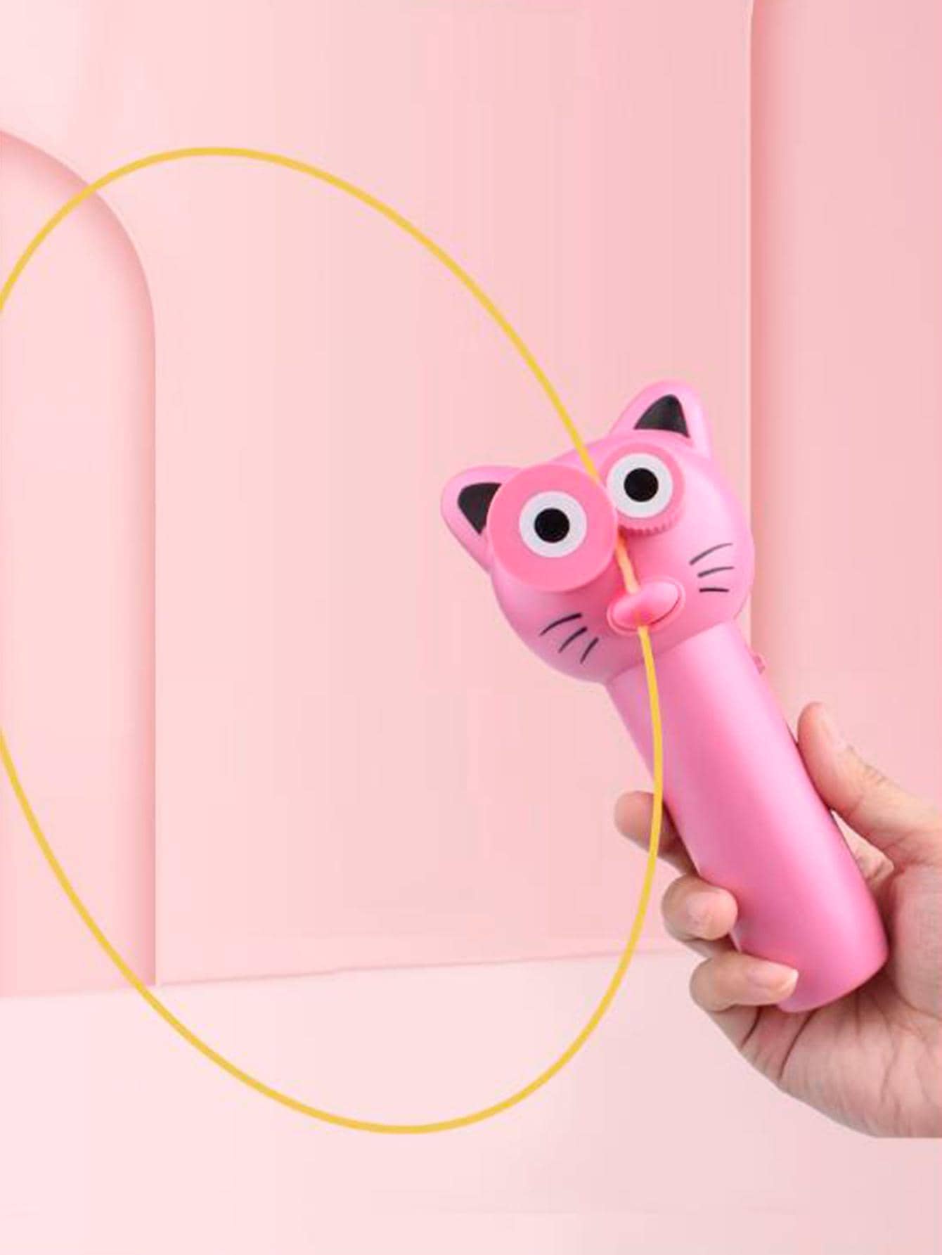 Niños 1 set Juguete de plástico de alivio del estrés dibujos animados lindo con diseño de gato para - Rosa - Ver 1