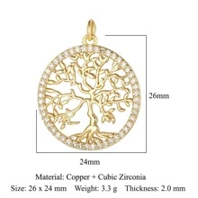 Colgante de árbol de vida - estilo occidental - Ver 2