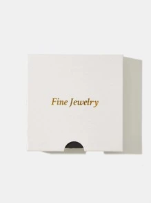 BALMORA 1pc Fashion Cubic Zirconia Decor Circle Charm Sterling Silver Necklace For Women For Gift - Gold - View 8