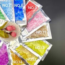 alinacutle 1入組彩色塑料DIY首飾類鑽石亮片指甲裝飾適用於手工 - 彩色 - 查看 3