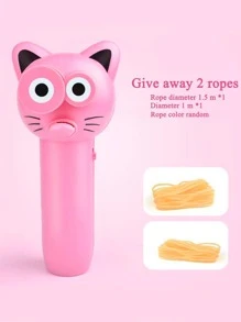 Niños 1 set Juguete de plástico de alivio del estrés dibujos animados lindo con diseño de gato para - Rosa - Ver 8