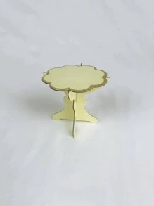 2入組貝殼邊一次性蛋糕架 - 黃色 - 查看 1