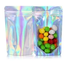 50pcs Holographic Gift Bag - Silver - View 2
