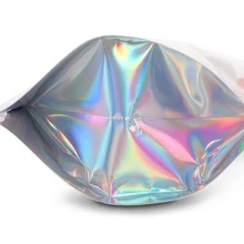 50pcs Holographic Gift Bag - Silver - View 3