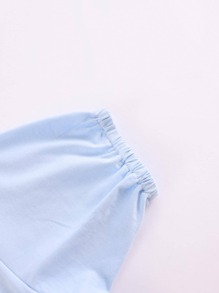 Toddler Girls Floral & Slogan Graphic Tee