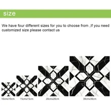 10pcs/set PVC Floor Sticker, Modern Geometric Pattern Peel Stick Floor Tile For Home - Multicolor - View 5