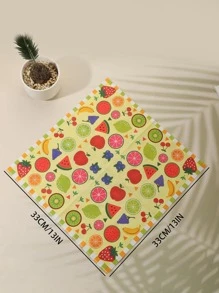 24pcs Fruit Print Disposable Napkin, Modern Paper Disposable Napkin For Kitchen Dining Table - Multicolor - View 3