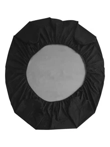 forcheer 1入組素色合身現代織物床笠適用於全部季節 - 黑色 - 查看 8