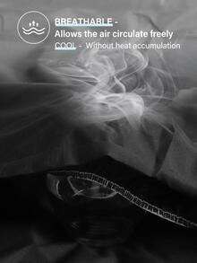forcheer 1入組素色合身現代織物床笠適用於全部季節 - 黑色 - 查看 7