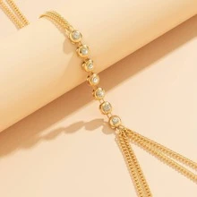 1 pieza sexy estilo de playa con cadena señoras Bikini Cadena de pecho