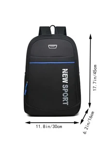 大容量男士背包，适合旅行、户外、商务、学校、登山 尼龙商务休闲简约旅行背包 男士礼物 书包 户外爸爸礼物 父亲礼物 男士礼物 新生 高中 大学 宿舍 实用超大学校背包 通勤学生 书包 万圣节男士礼物 秋季圣诞节 男士尖叫包背包 冬季圣诞节礼物 旅行包 节日笔记本电脑包 运动生活 春季学校用品 - 藍色 - 查看 8