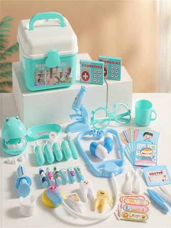 1套兒童藥假裝玩具