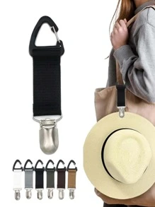 Hut Clip zum Aufhängen von Hüten an Taschen, Handtaschen, Rucksäcken und Gepäck für Kinder und Erwachsene für outdoor Reisen, Strand Accessoires Taschenhaken