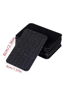 5入組/套PVC床單固定日常黑色矩形防滑床單雙面貼適用於家庭 - 黑色 - 查看 4