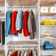 12 ngăn chia tủ quần áo cho bé, tab kích thước cho bé, vạch chia kích thước, tab kích thước quần áo tròn, quần áo trẻ em - Màu vàng - Xem 8