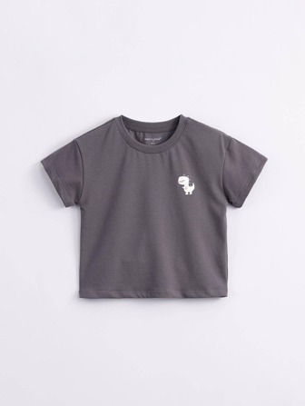 小男童卡通圖案T恤