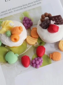 1pc Fruit Shaped DIY Silicone Mold - Pink - View 4