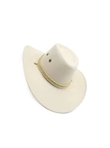 Unisex Đồng Màu Polyester Hat Có Lỗ Thoáng Khí, Chống Gió Dây Và Chống Nắng, Mùa Xuân Và Mùa Hè - Màu be - Xem 1