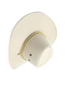 Unisex Đồng Màu Polyester Hat Có Lỗ Thoáng Khí, Chống Gió Dây Và Chống Nắng, Mùa Xuân Và Mùa Hè - Màu be - Xem 3